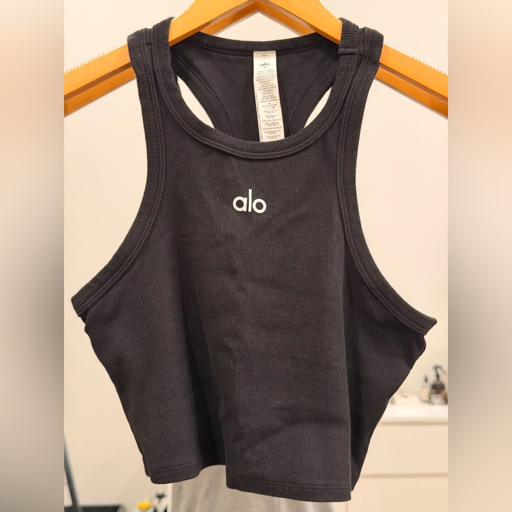 ALO Yoga Black Crop Top
